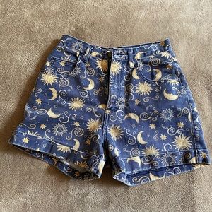 Celestial Vintage Jean Shorts
